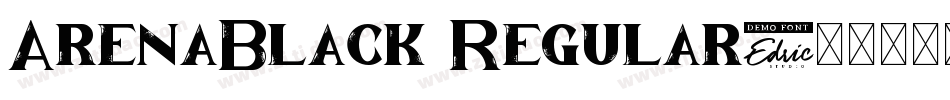 ArenaBlack Regular字体转换